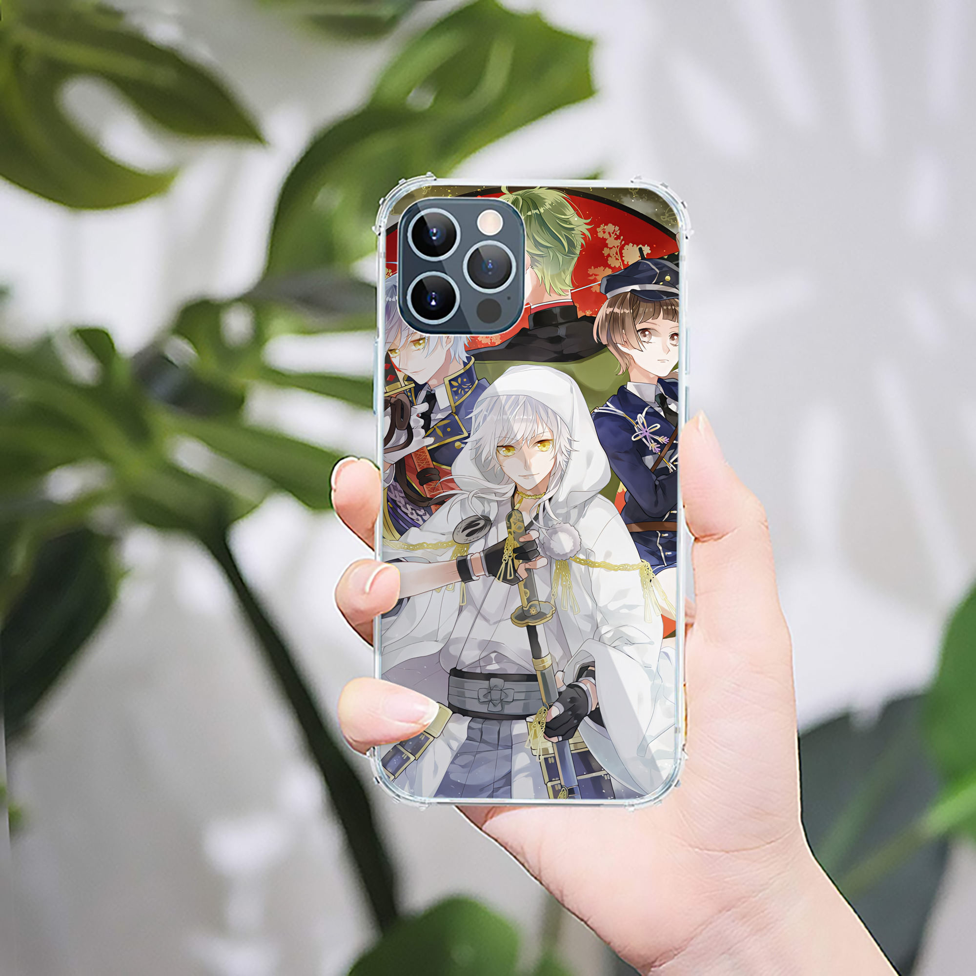 （画像用） 刀剣乱舞 Touken Ranbu 【iPhone 12シリーズ対応】透明スマホケース（クリアソフトケース）